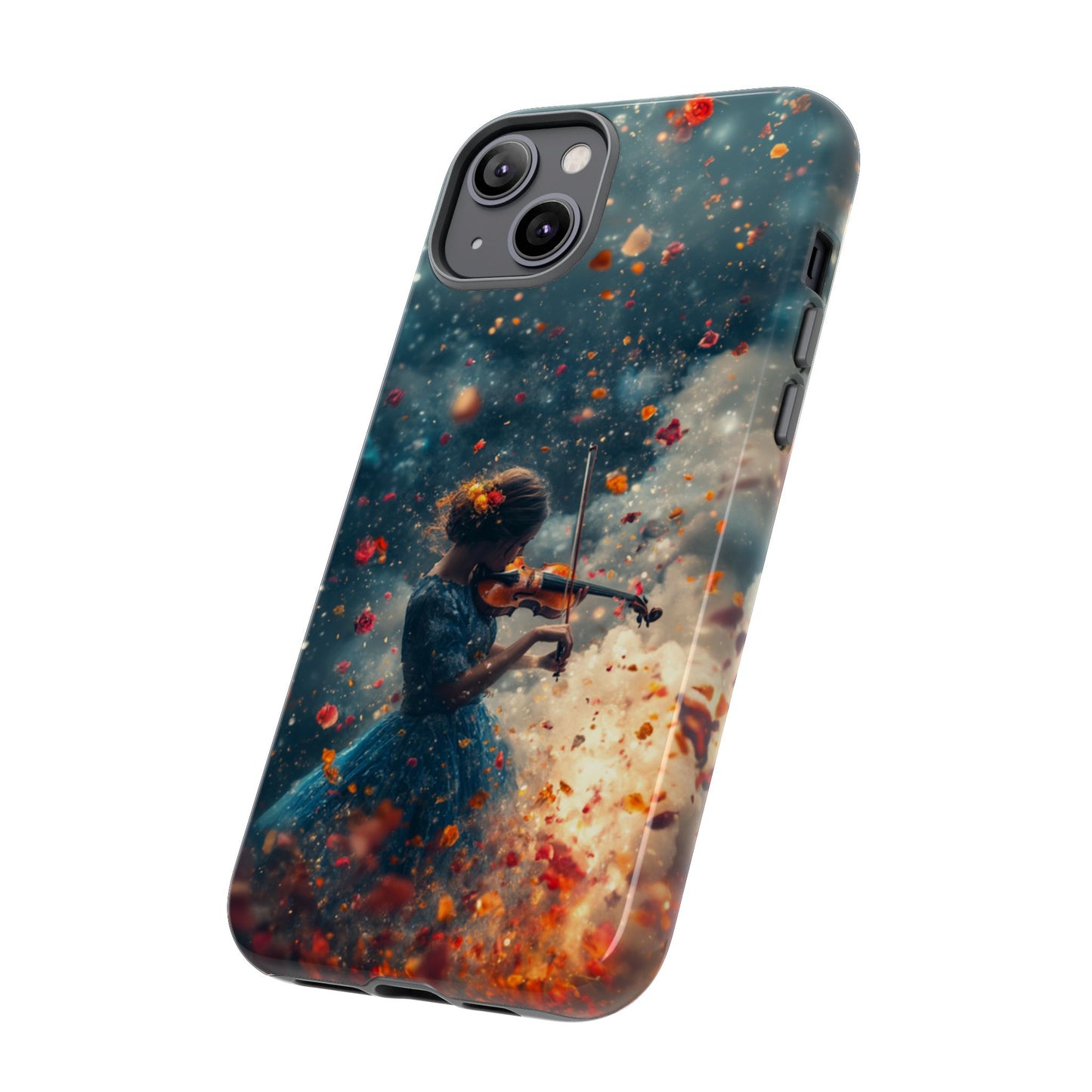 Petal Breeze Violinist Phone Case - iPhone, Google Pixel, Samsung Galaxy