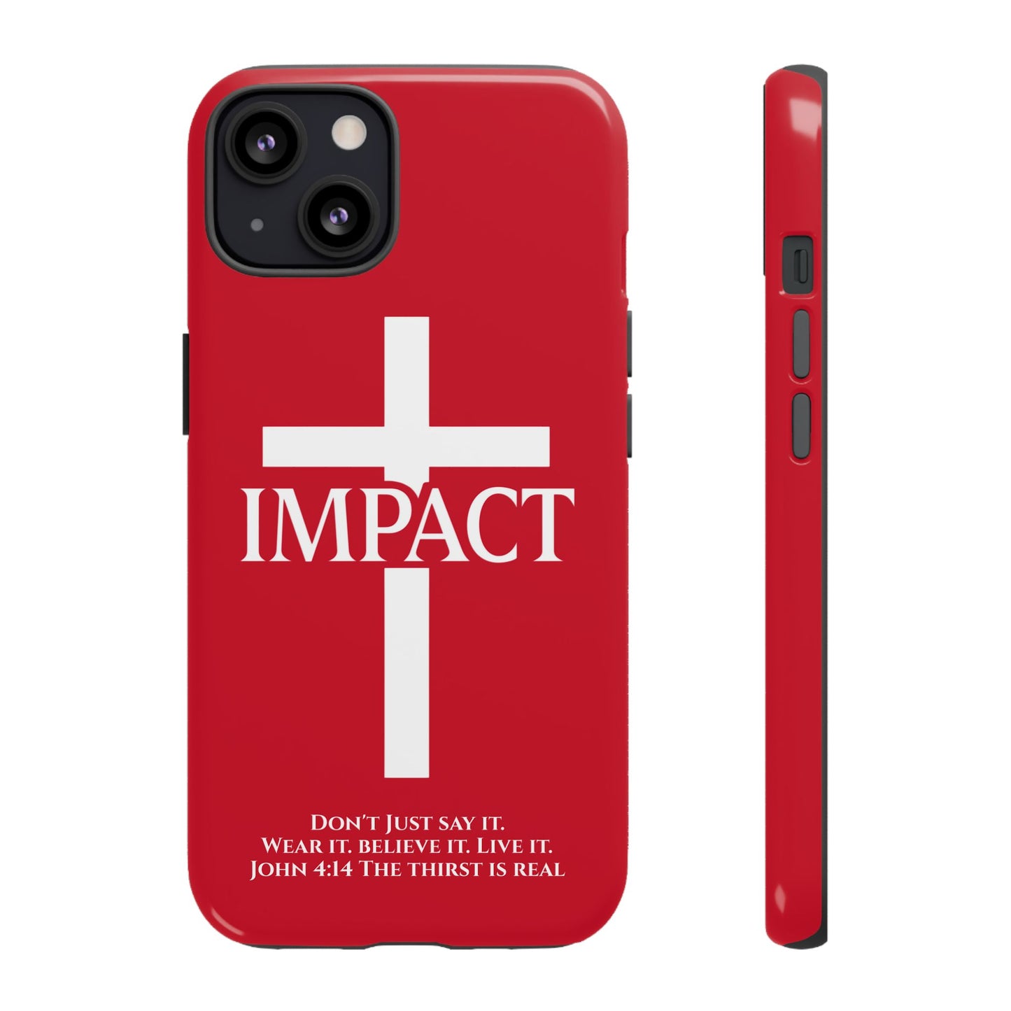 Impact Red - Tough iPhone Case