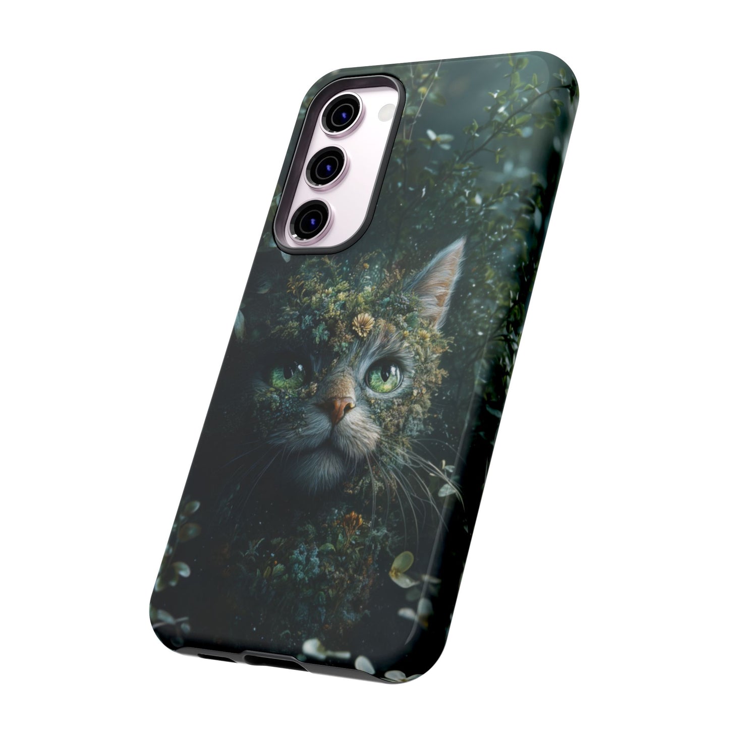 Forest Fantasy Cat Phone Case – iPhone, Google Pixel, Samsung Galaxy