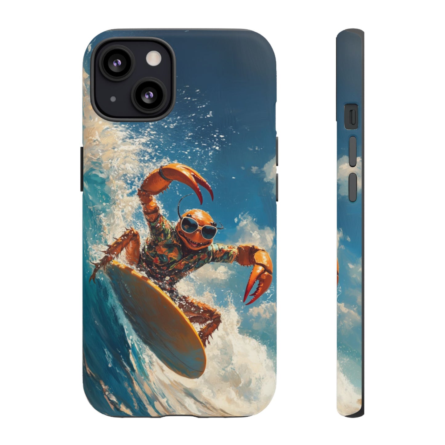 Surfing Crab - Tough iPhone Case
