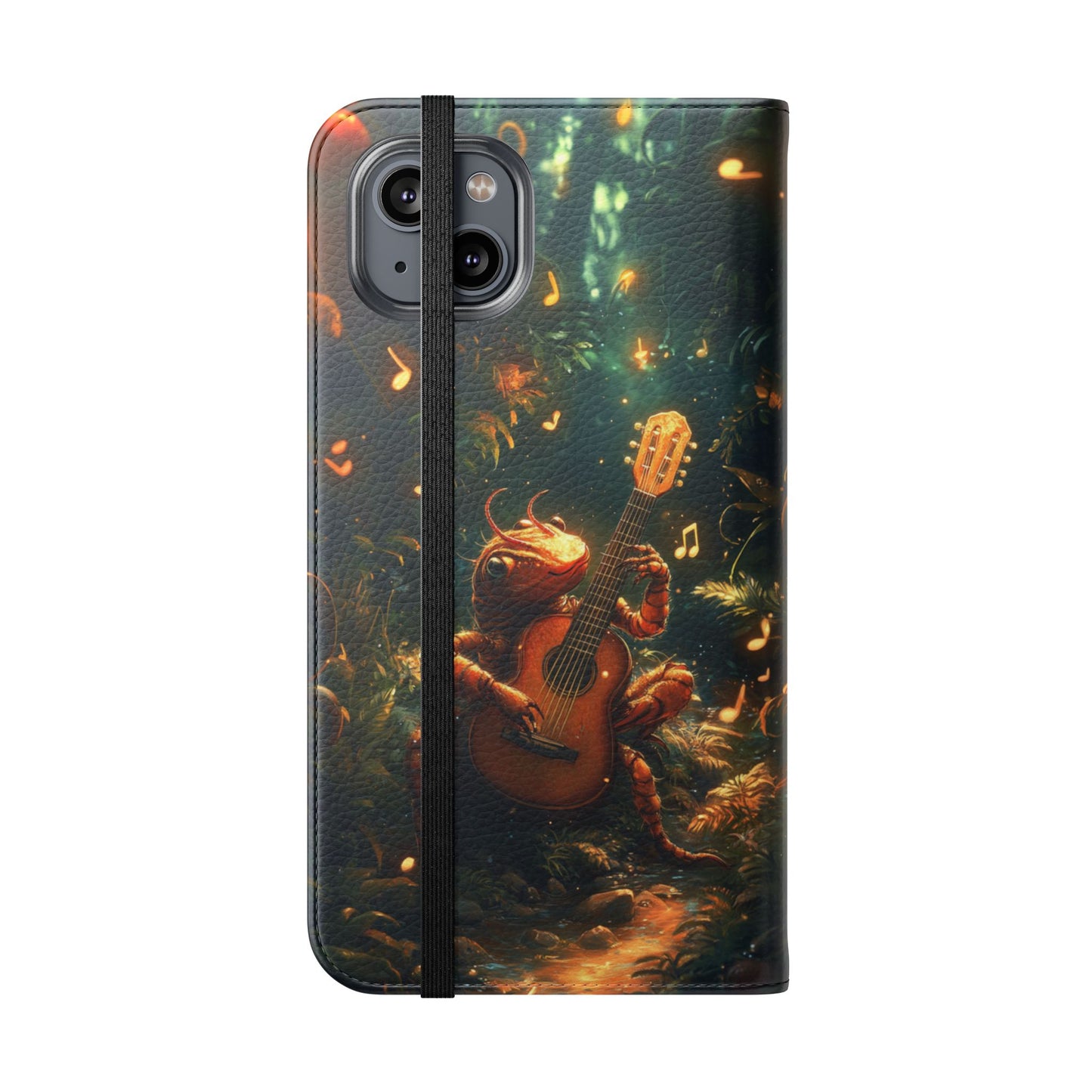 Serenade Forest Guitarist - Wallet Flip Case