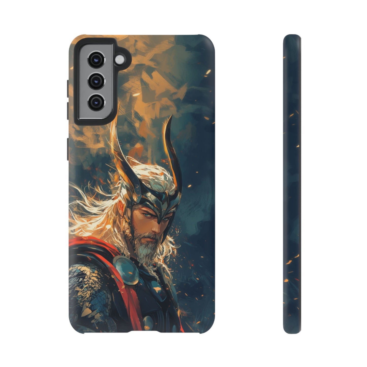 Storm-Bringer: Epic Thor Anime-Style Phone Case - iPhone, Google Pixel, Samsung