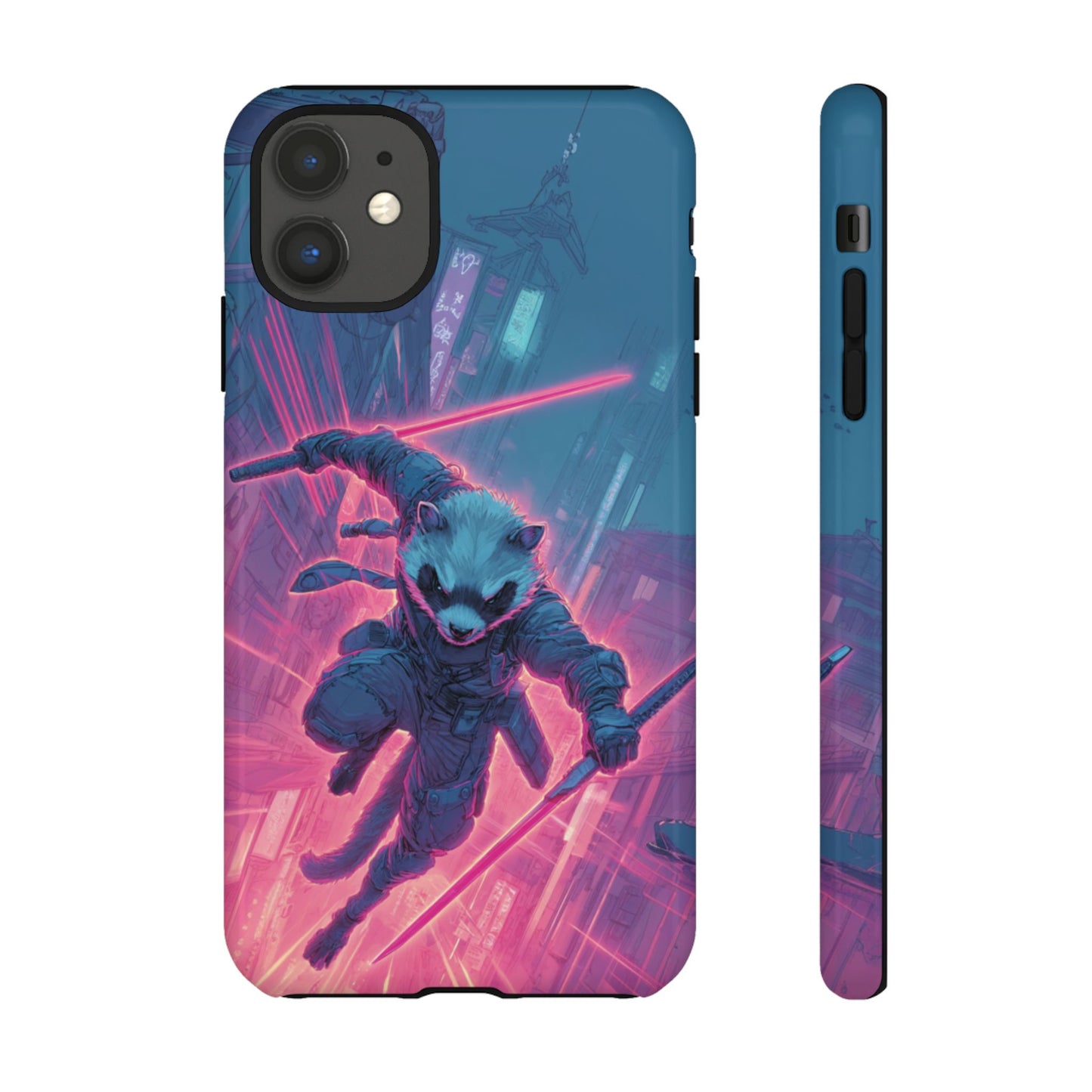 Cyberpunk Ferret - Tough iPhone Case