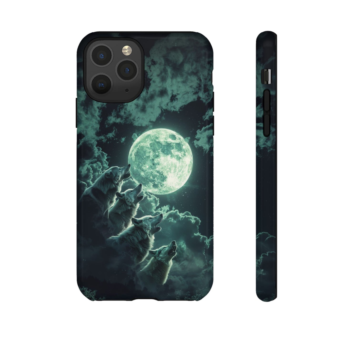 Moonlit Wolf Chorus - Tough iPhone Case
