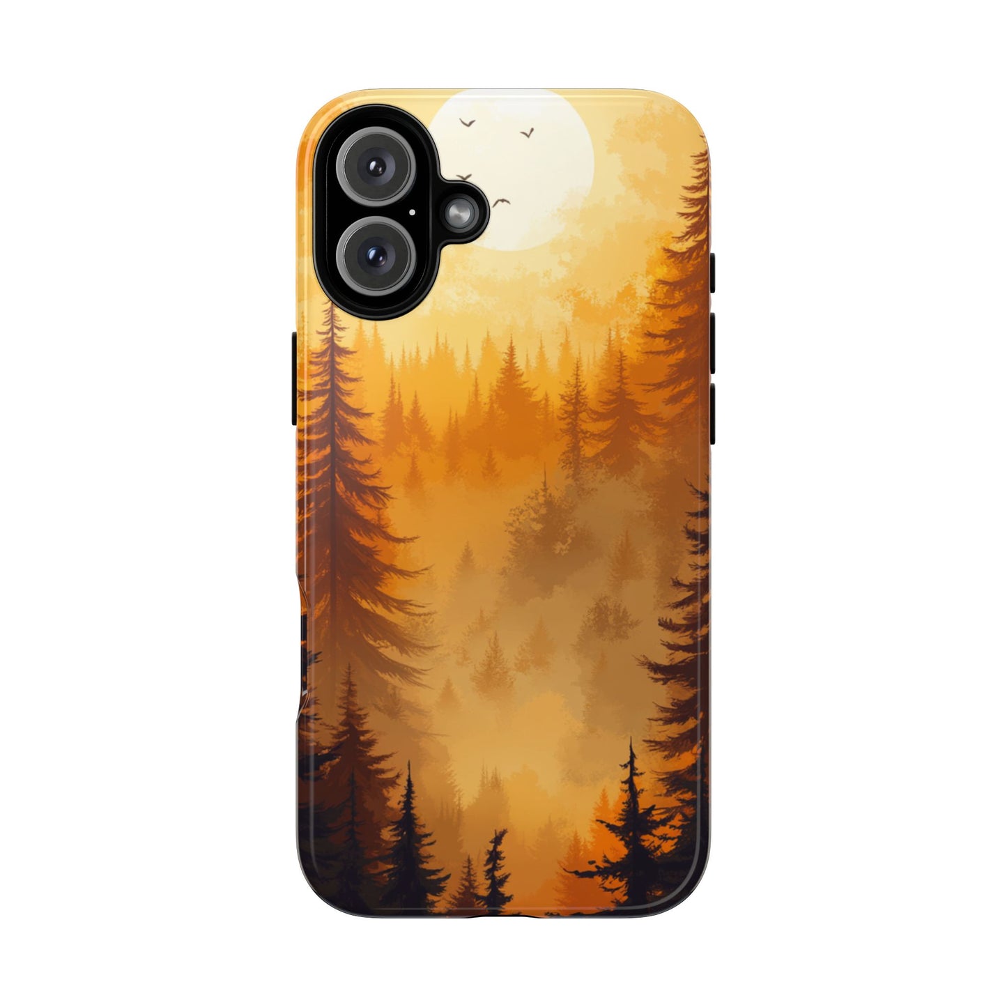 Golden Forest Silhouette – Tough iPhone Case