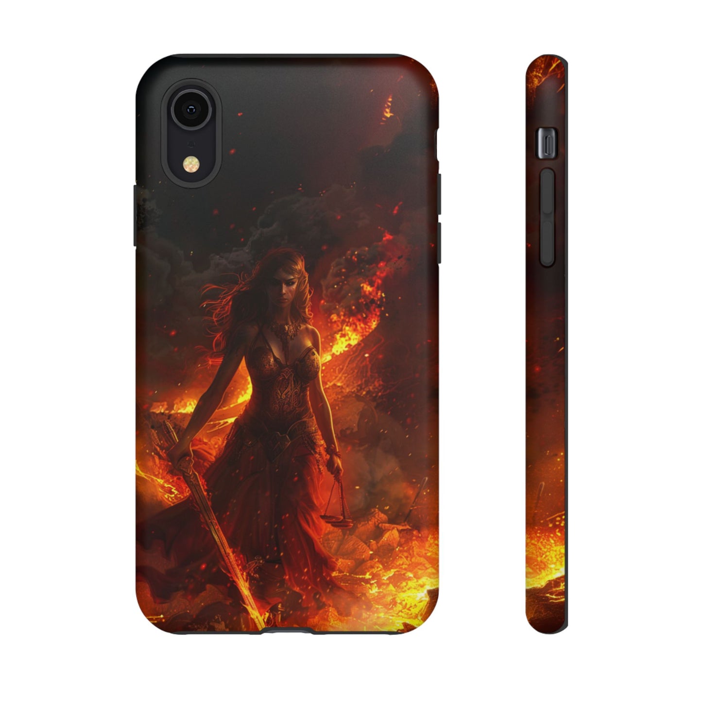 Fiery Goddess Nemesis Phone Case - iPhone, Google Pixel, Samsung Galaxy