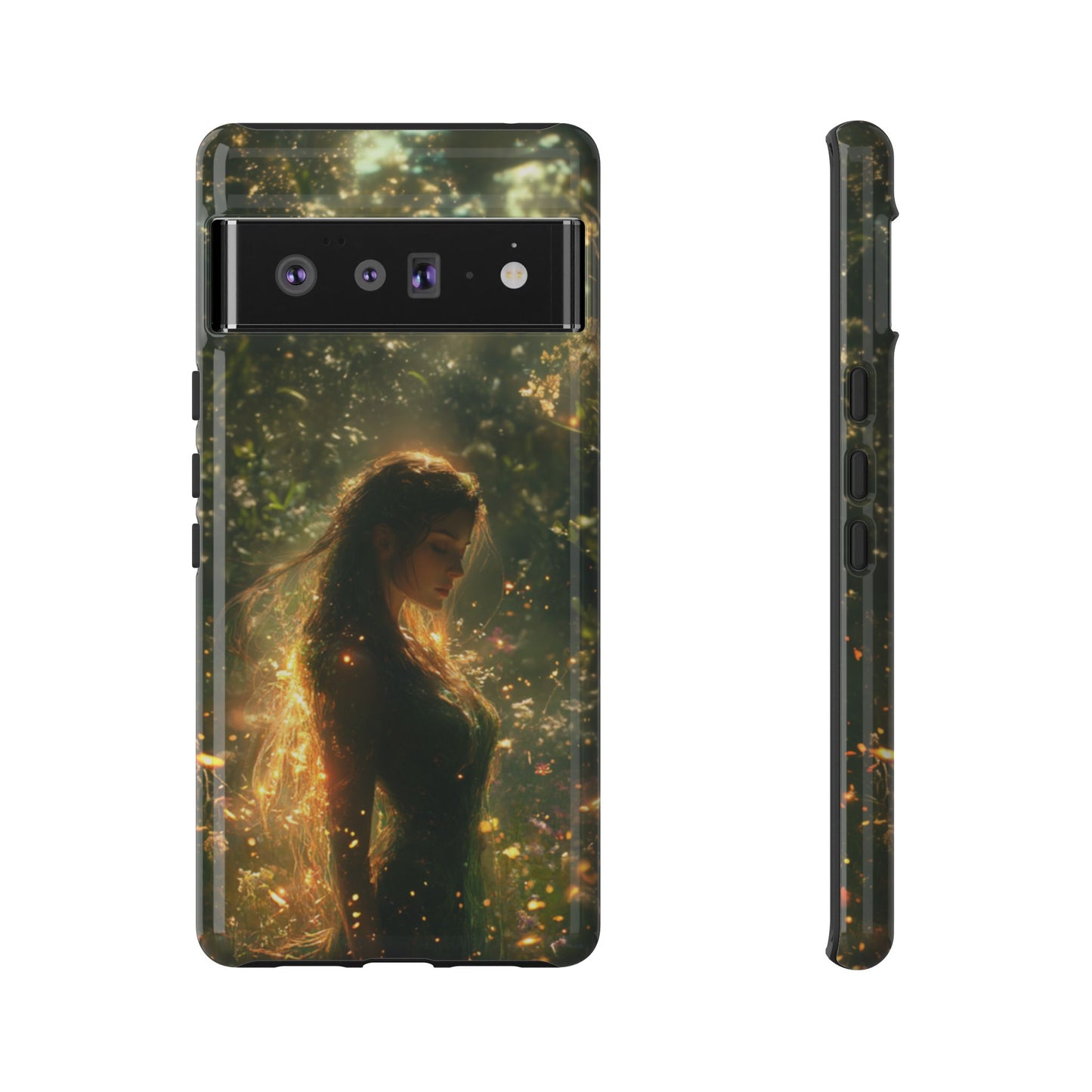 Forest Goddess Golden Light Meadow - Tough Google Pixel Case