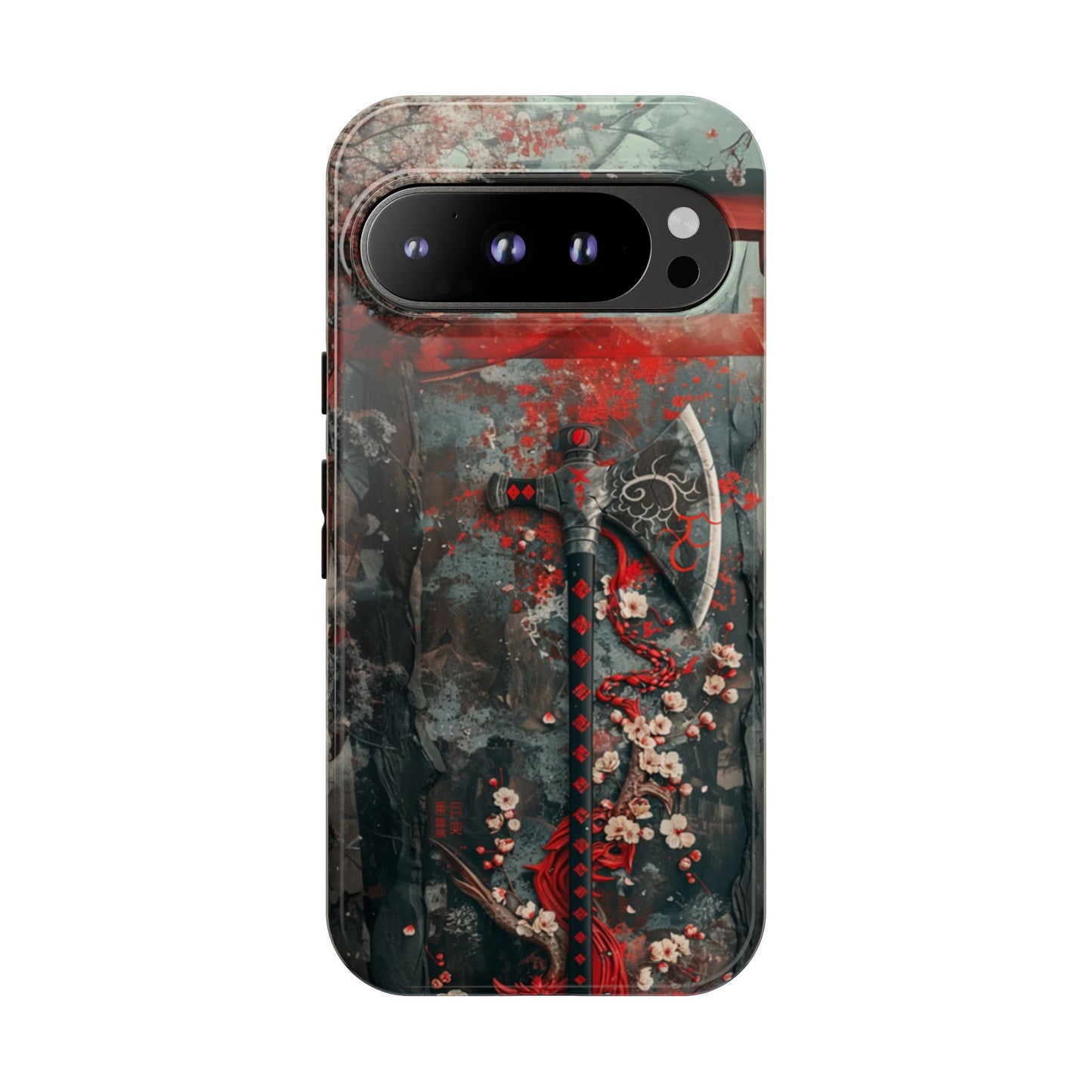 Sakura Warrior Axe - Tough Google Pixel Case