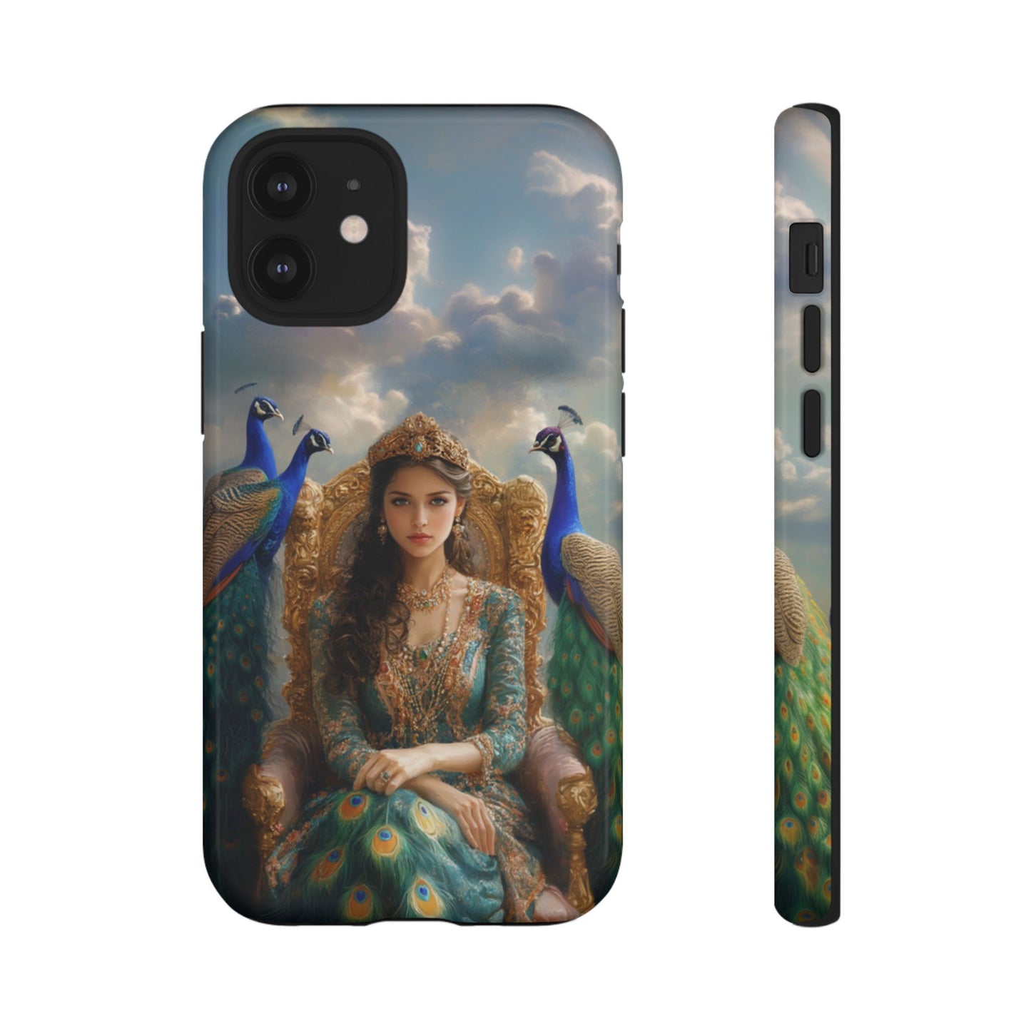 Hera Peacock Empress Golden Throne - Tough iPhone Case