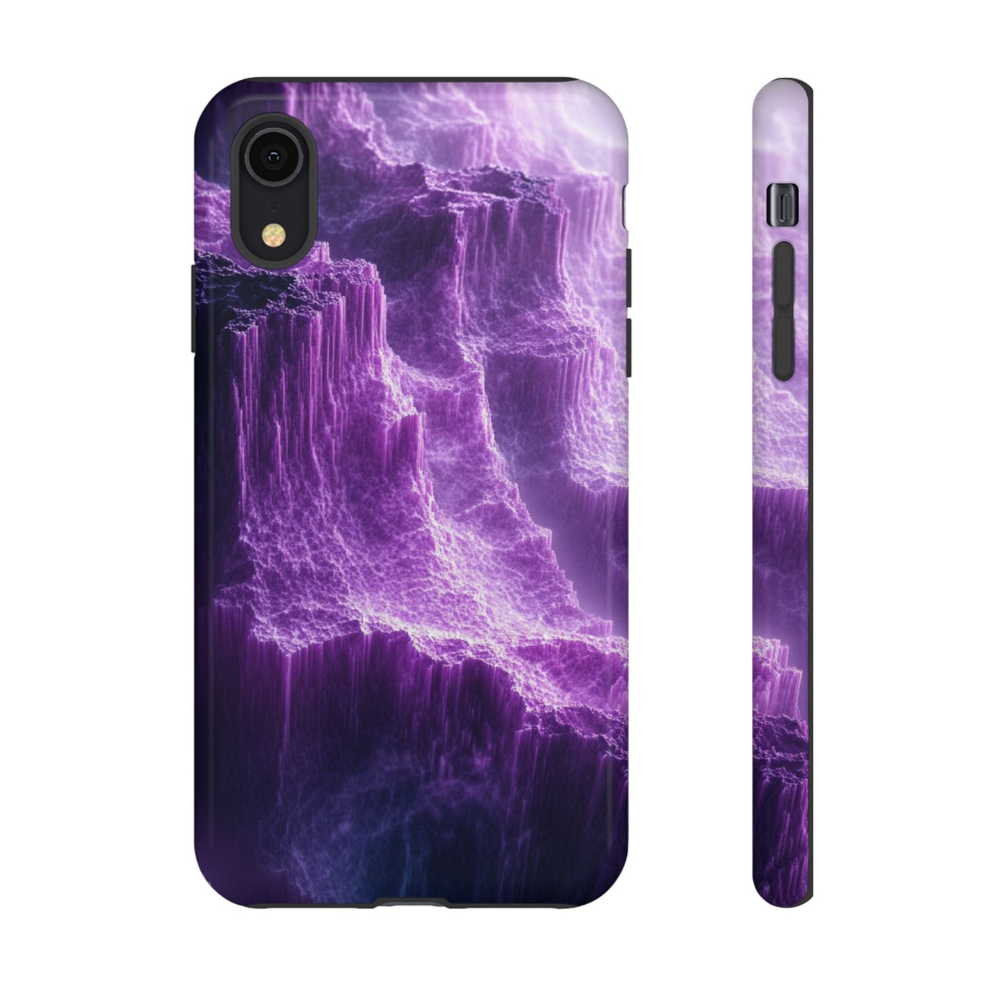 Purple Crystal Canyon - Tough iPhone Case