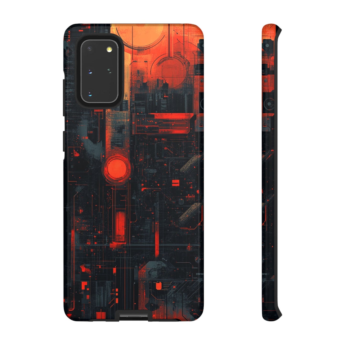 Neon Circuit Matrix – Tough Samsung Galaxy Case