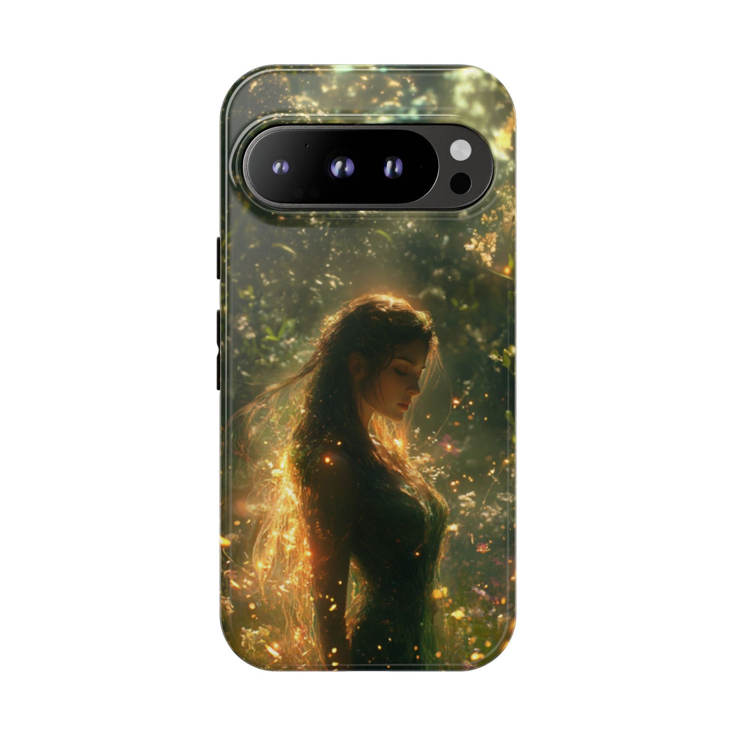 Forest Goddess Golden Light Meadow - Tough Google Pixel Case