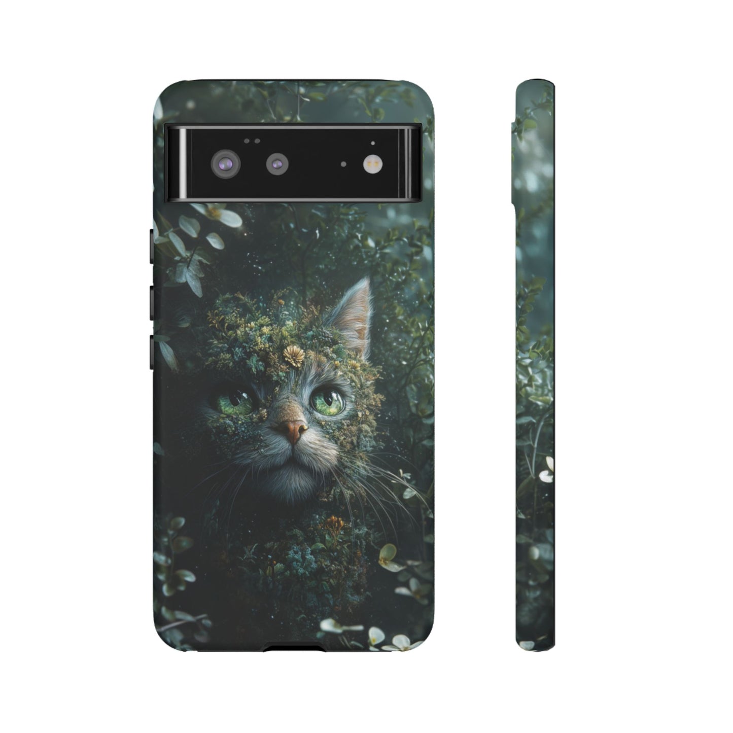 Forest Fantasy Cat Phone Case – iPhone, Google Pixel, Samsung Galaxy