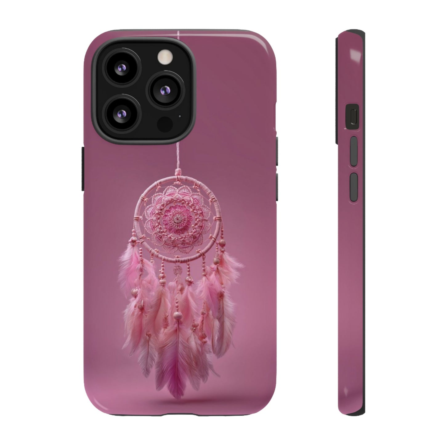 Pink Lace Dreamcatcher - Tough iPhone Case