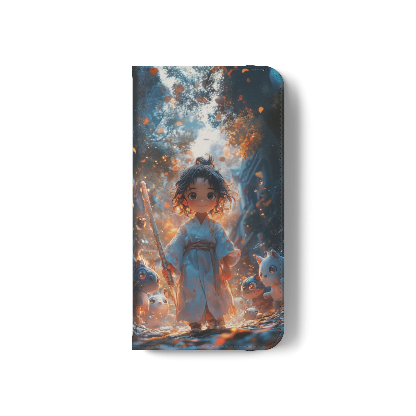 Forest Spirit Child - Wallet Flip Case
