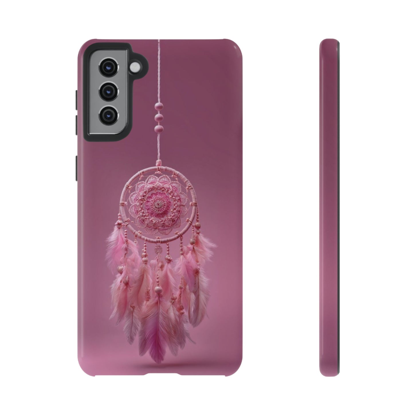 Pink Lace Dreamcatcher - Tough Samsung Galaxy Case