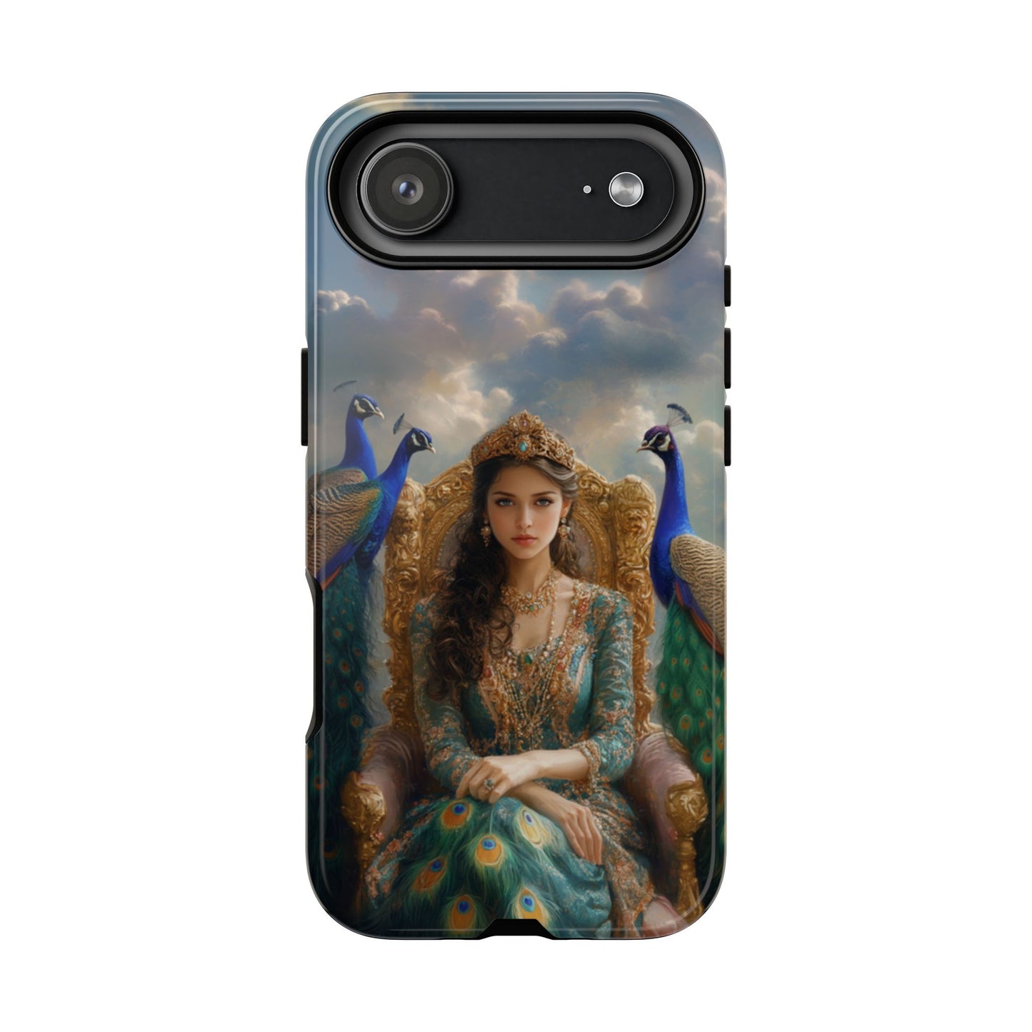 Hera Peacock Empress Golden Throne - Tough iPhone Case