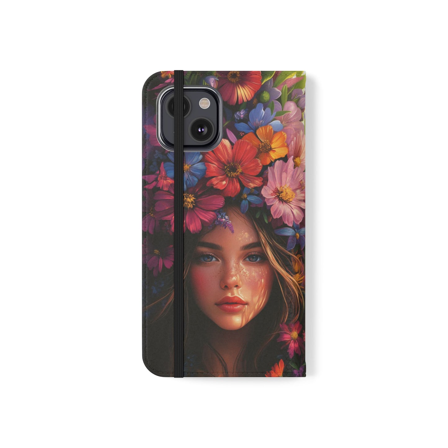Floral Crown Muse - Wallet Flip Case