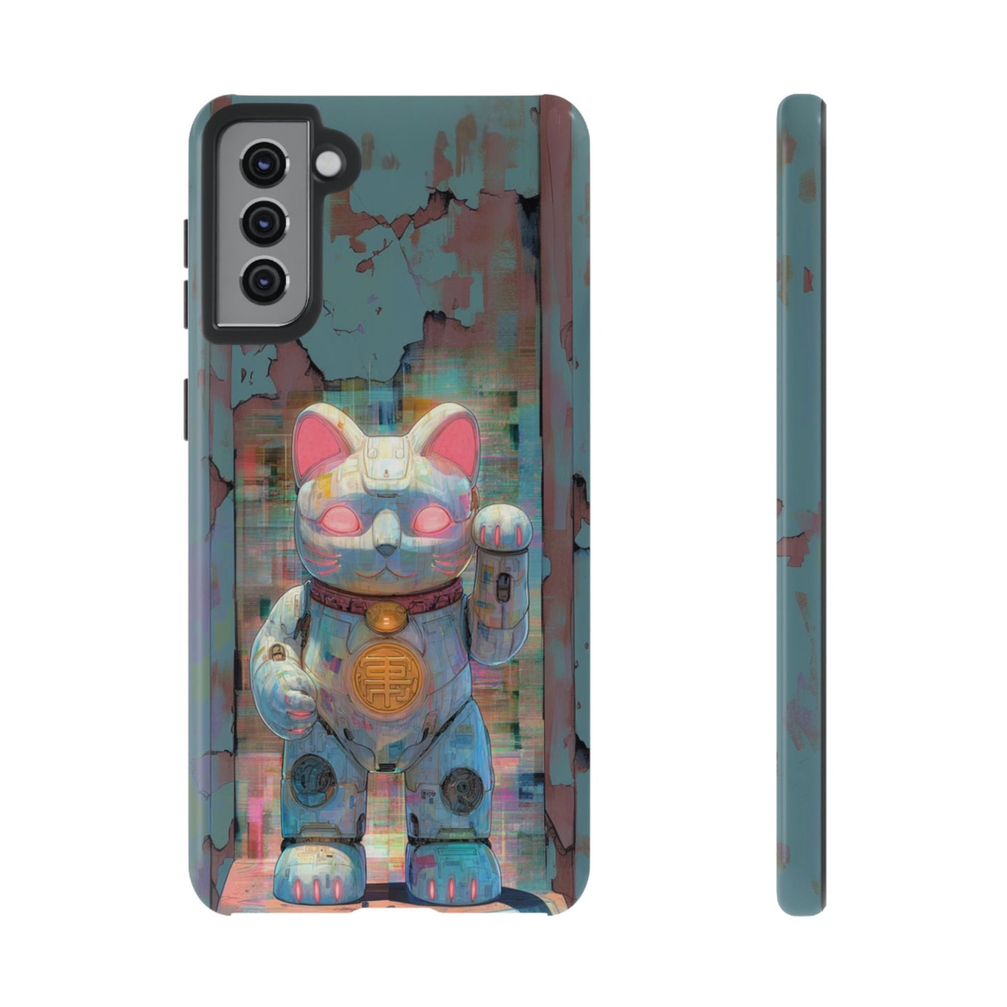 Cyber Lucky Cat - Tough Samsung Galaxy Case