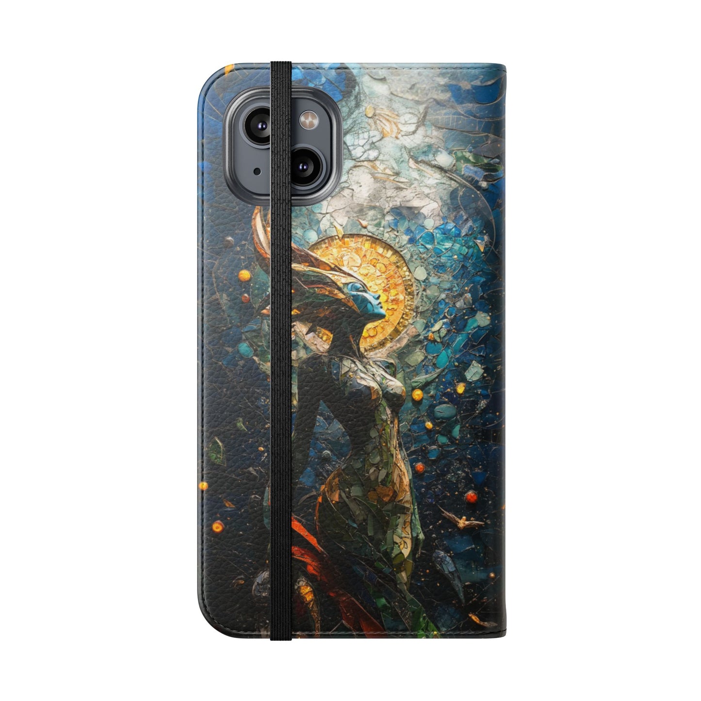 Stained Glass Goddess - Wallet Flip Case