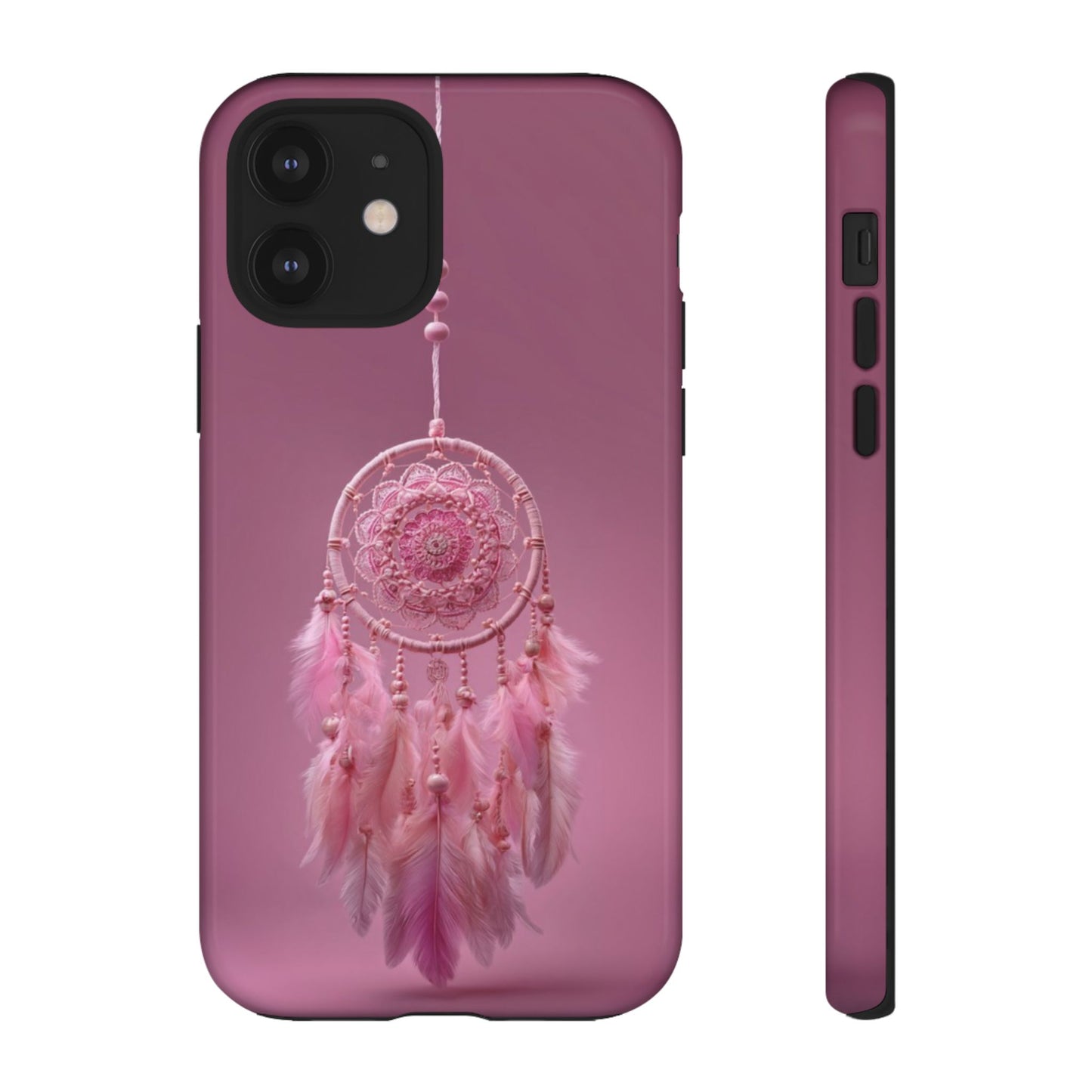 Pink Lace Dreamcatcher - Tough iPhone Case
