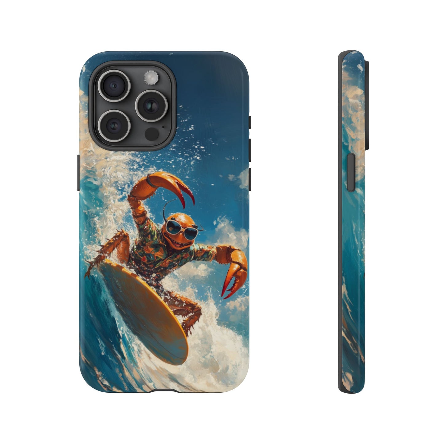 Surfing Crab - Tough iPhone Case