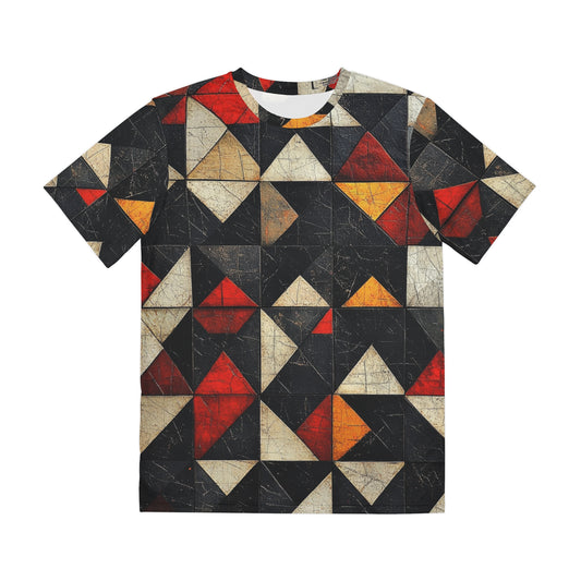 Geometric Triangles All-Over Print Men's T-Shirt