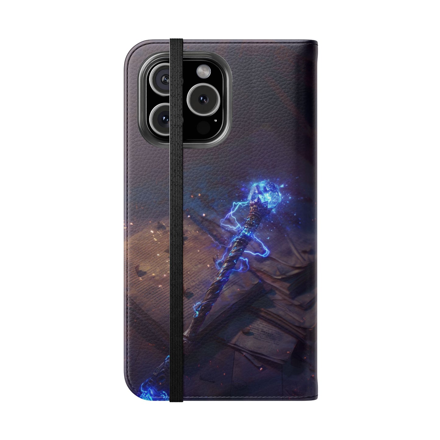 Lightning Staff - Wallet Flip Case