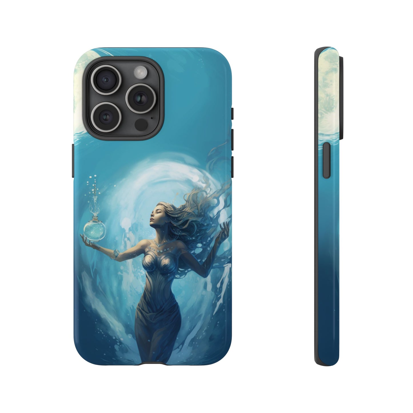 Aquarius Lunar Water Bearer Phone Case – iPhone, Google Pixel, Samsung Galaxy