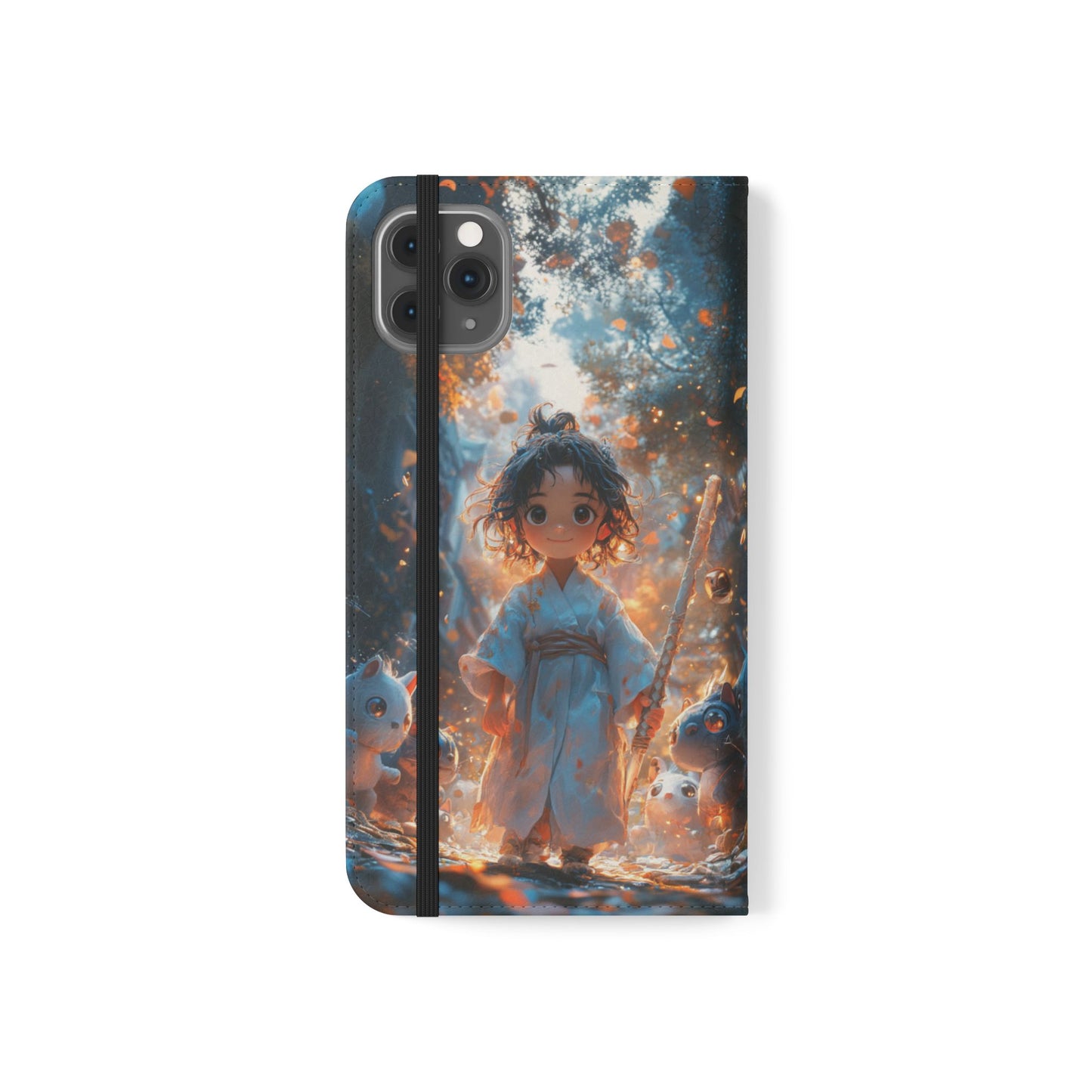 Forest Spirit Child - Wallet Flip Case