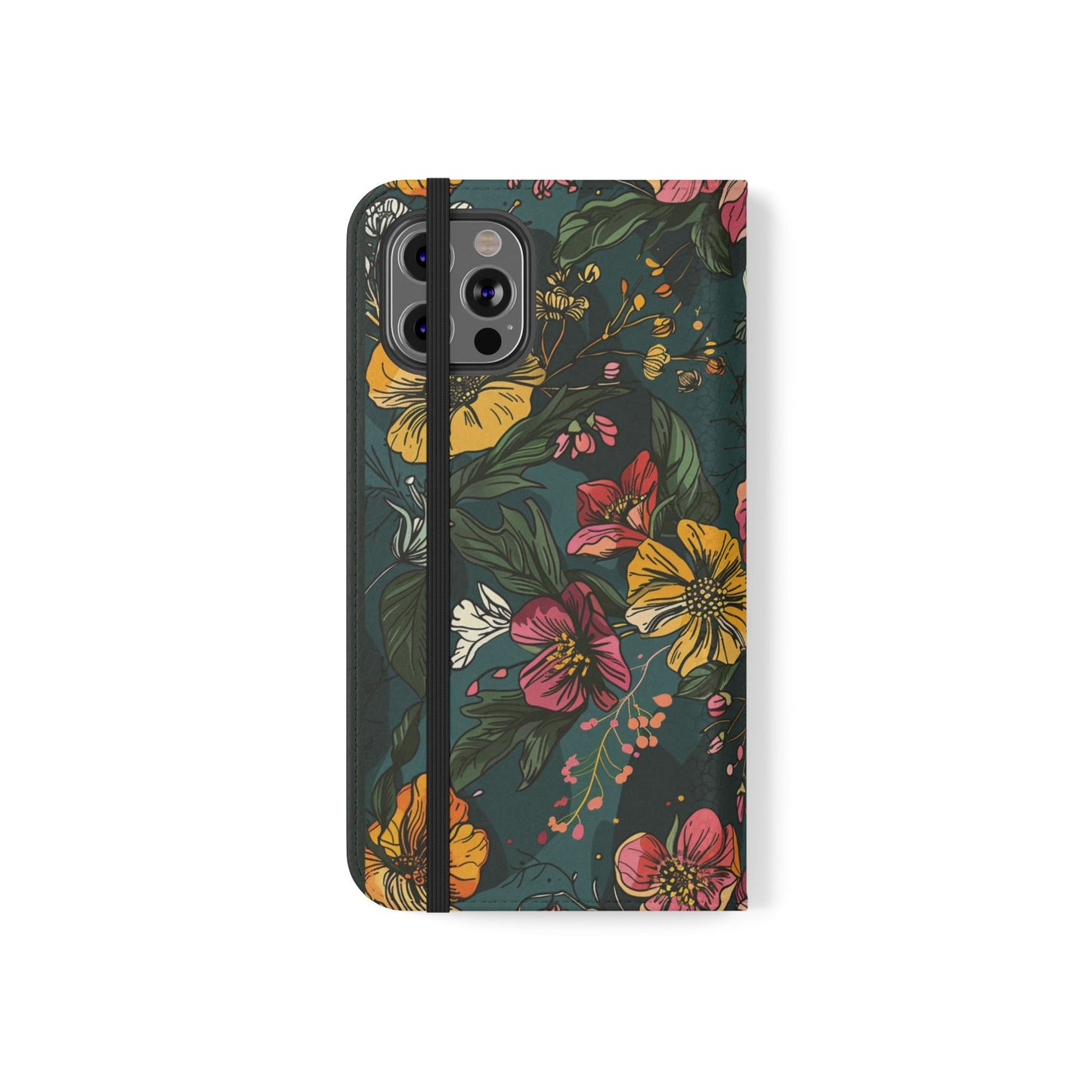Vintage Floral Bloom - Wallet Flip Case