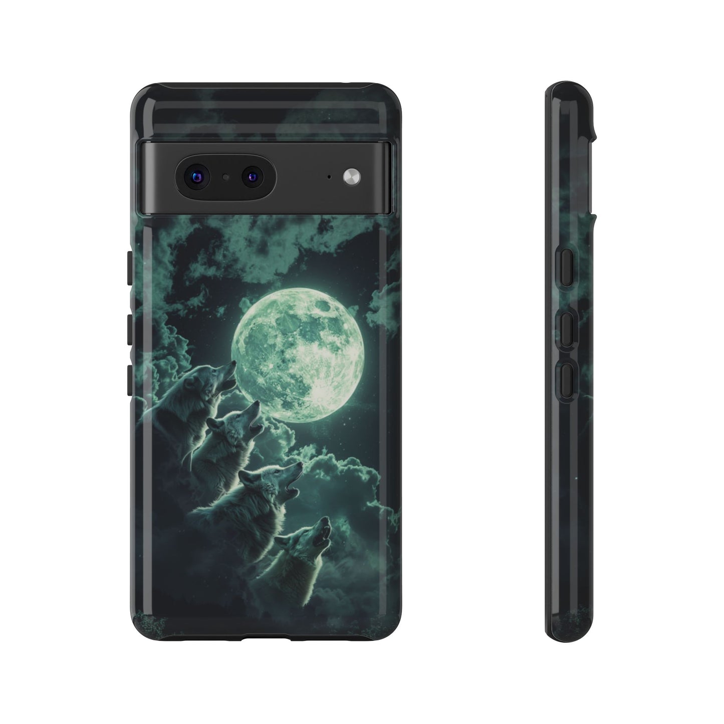 Moonlit Wolf Chorus - Tough Google Pixel Case