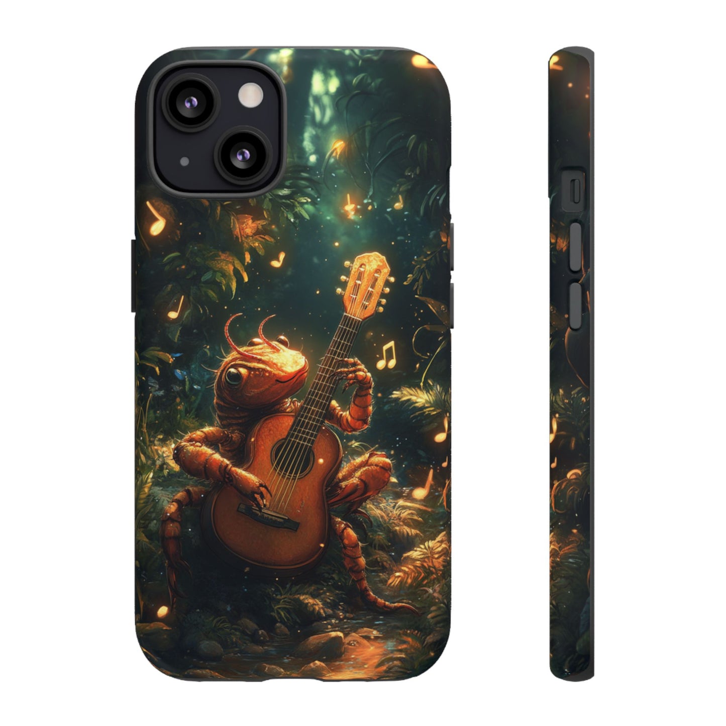 Serenade Forest Guitarist - Tough iPhone Case