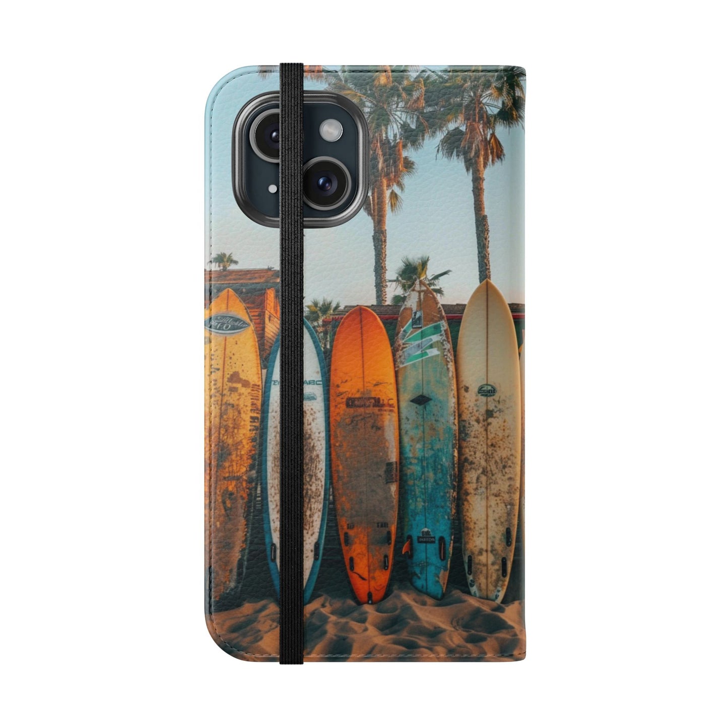 Beach Surfboards - Wallet Flip Case