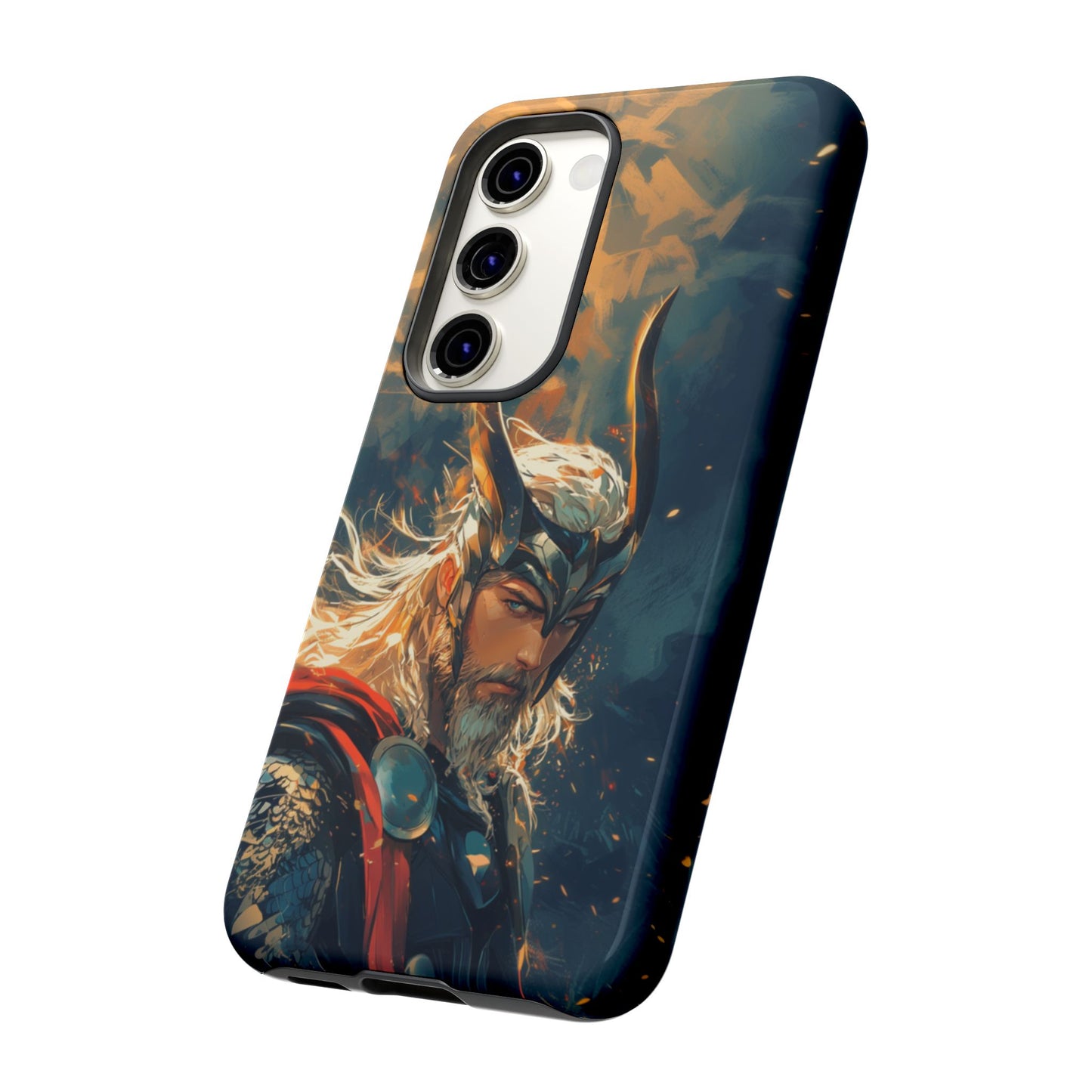 Storm-Bringer: Epic Thor Anime-Style Phone Case - iPhone, Google Pixel, Samsung