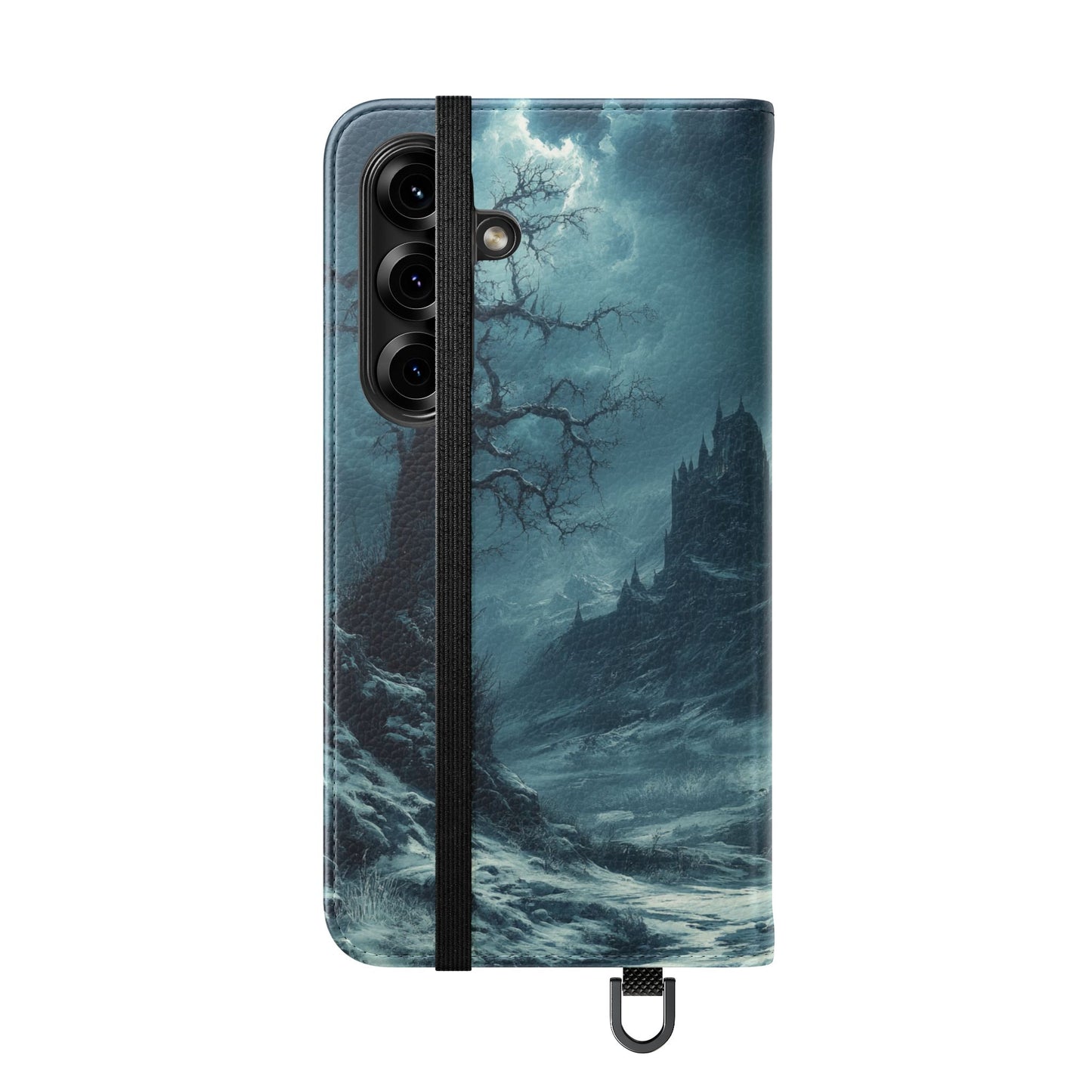 Stormy Castle - Wallet Flip Case