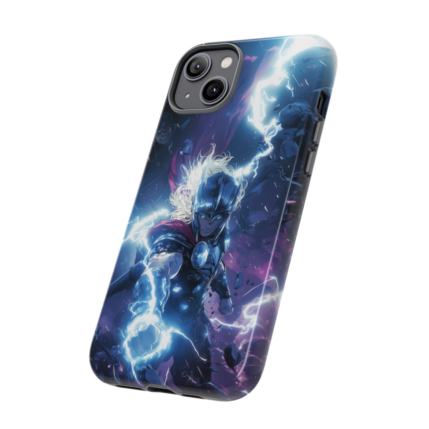 Lightning Fury: Thor Anime Action Phone Case - iPhone, Google Pixel, Samsung