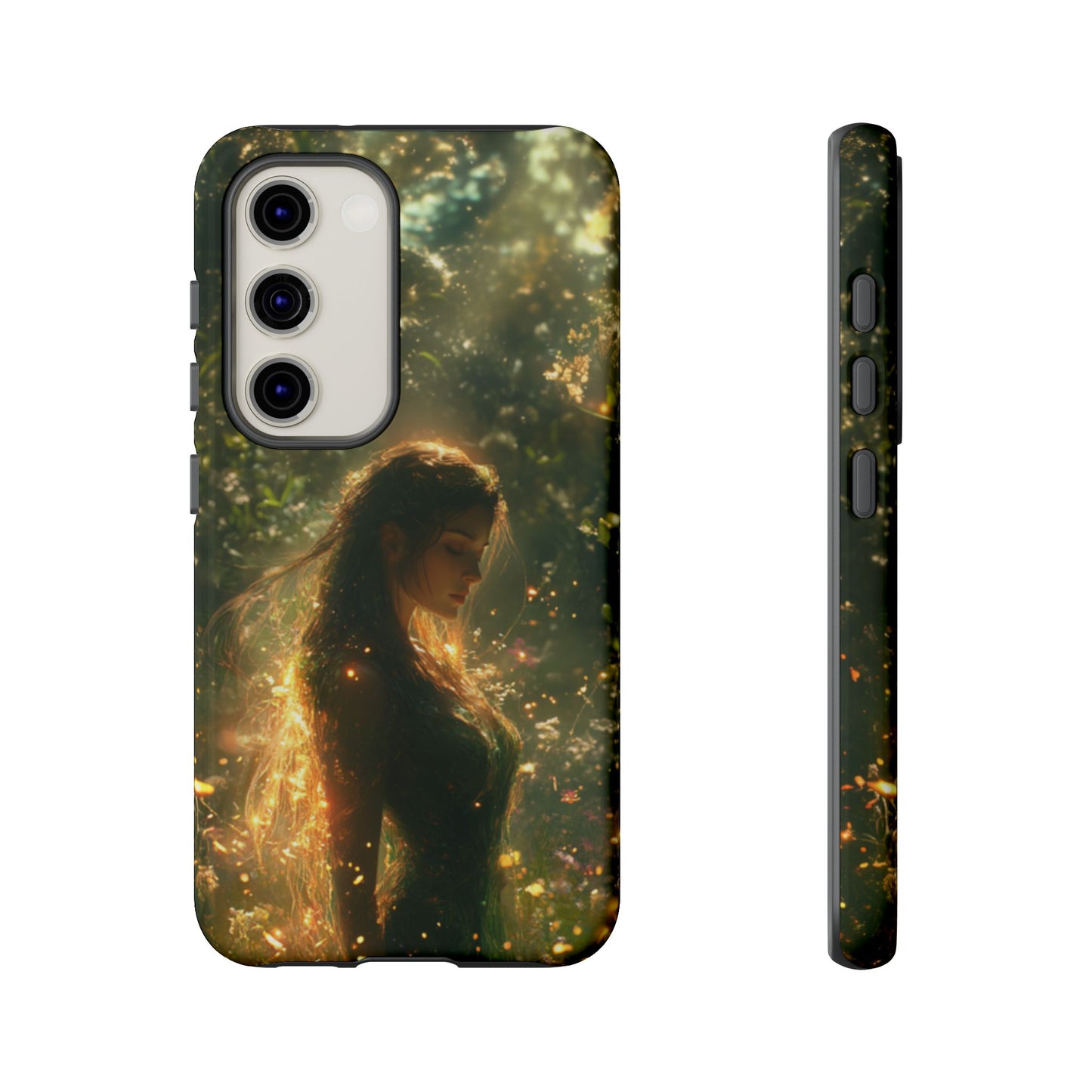 Forest Goddess Golden Light Meadow - Tough Samsung Galaxy Case