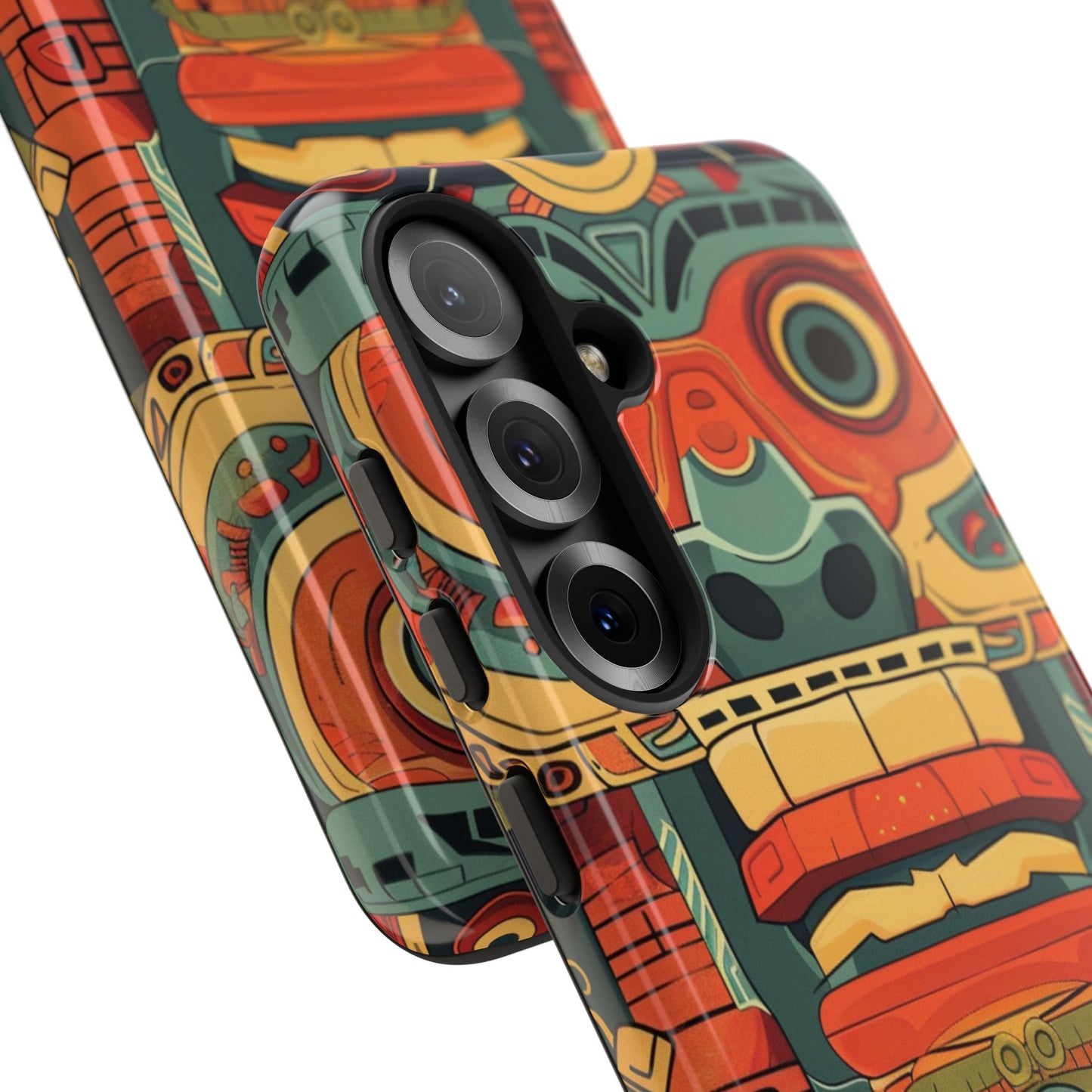 Aztec Totem Mask - Tough Samsung Galaxy Case