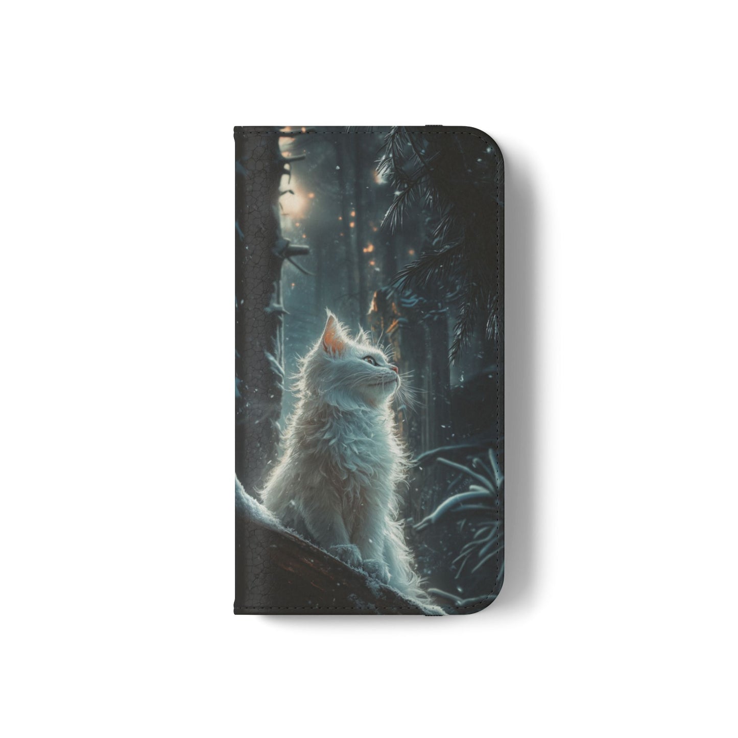 Winter Spirit Cat - Wallet Flip Case