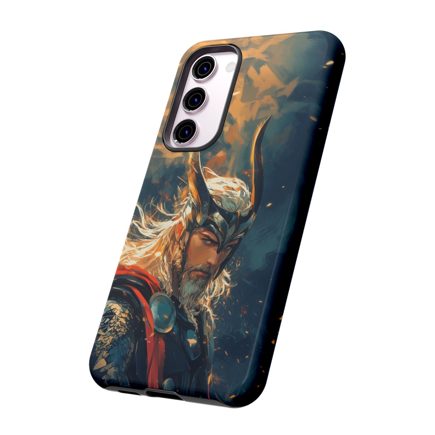 Storm-Bringer: Epic Thor Anime-Style Phone Case - iPhone, Google Pixel, Samsung