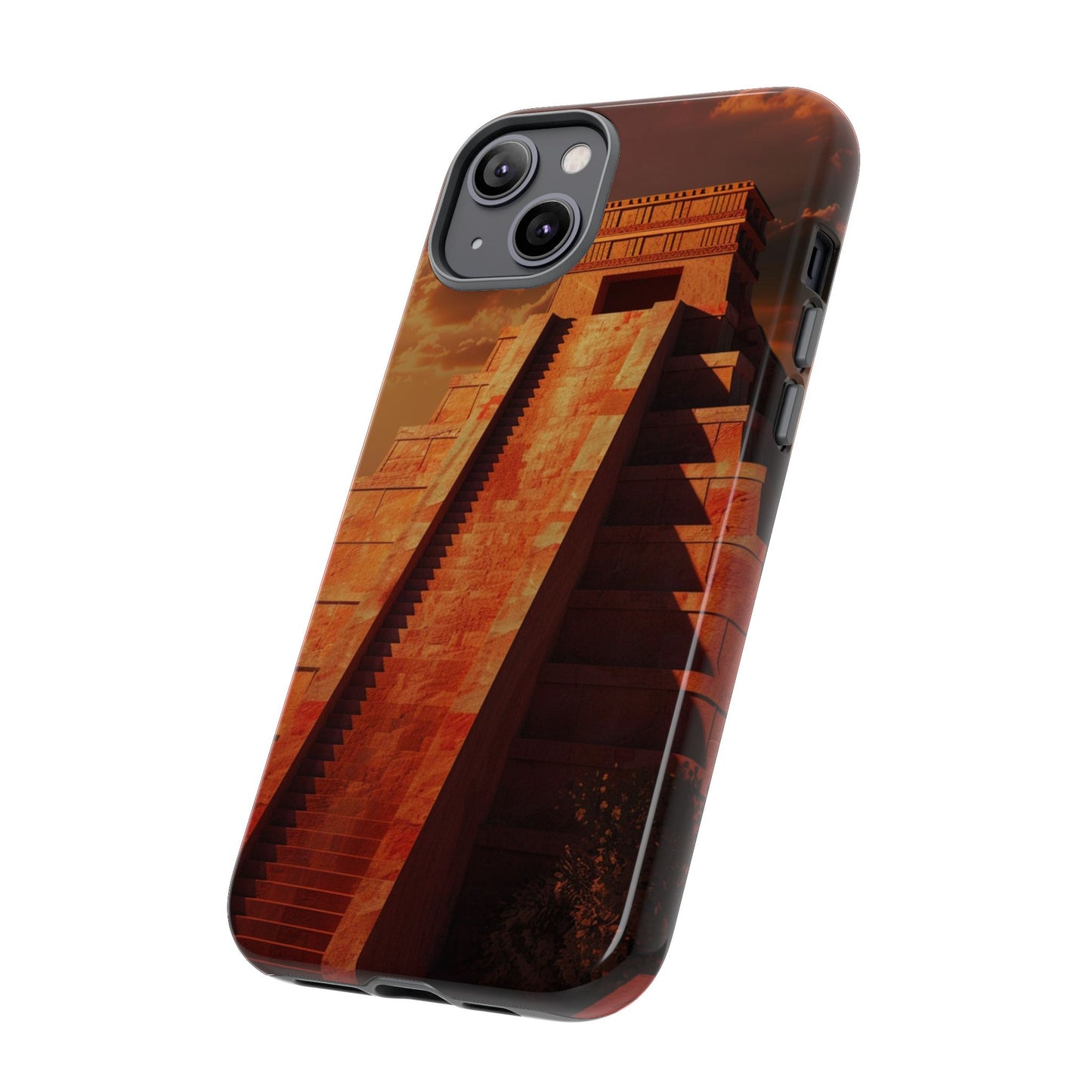 Mayan Pyramid Twilight Phone Case – iPhone, Google Pixel, Samsung Galaxy