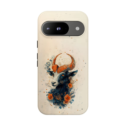 Capricorn Celestial Goat - Tough Google Pixel Case