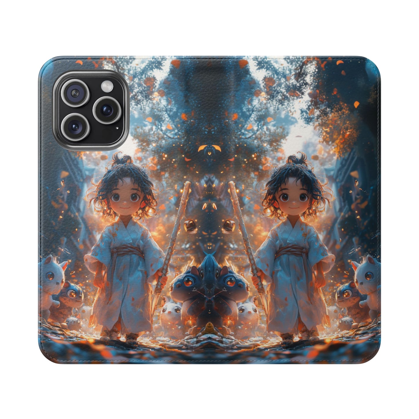 Forest Spirit Child - Wallet Flip Case