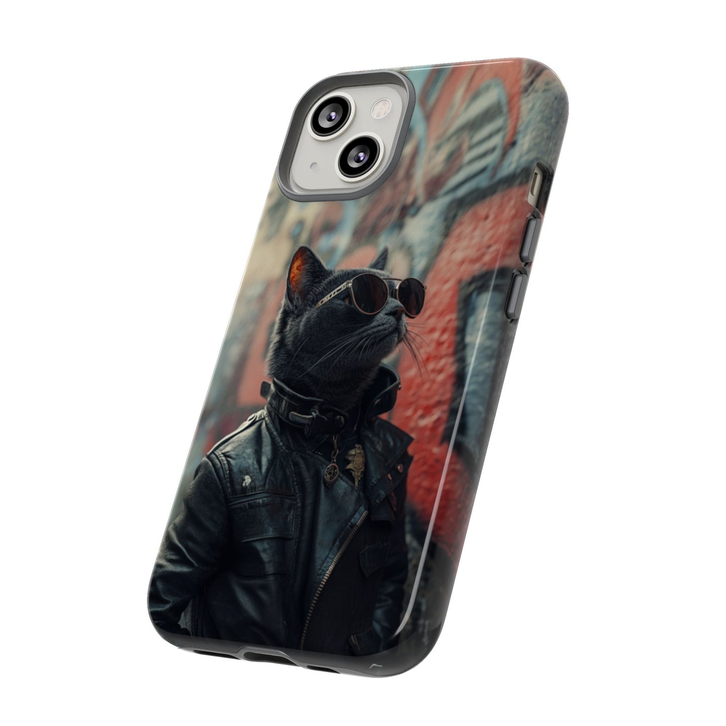 Punk Rock Cat Phone Case – iPhone, Google Pixel, Samsung Galaxy