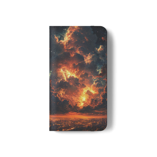 Cosmic Storm - Wallet Flip Case