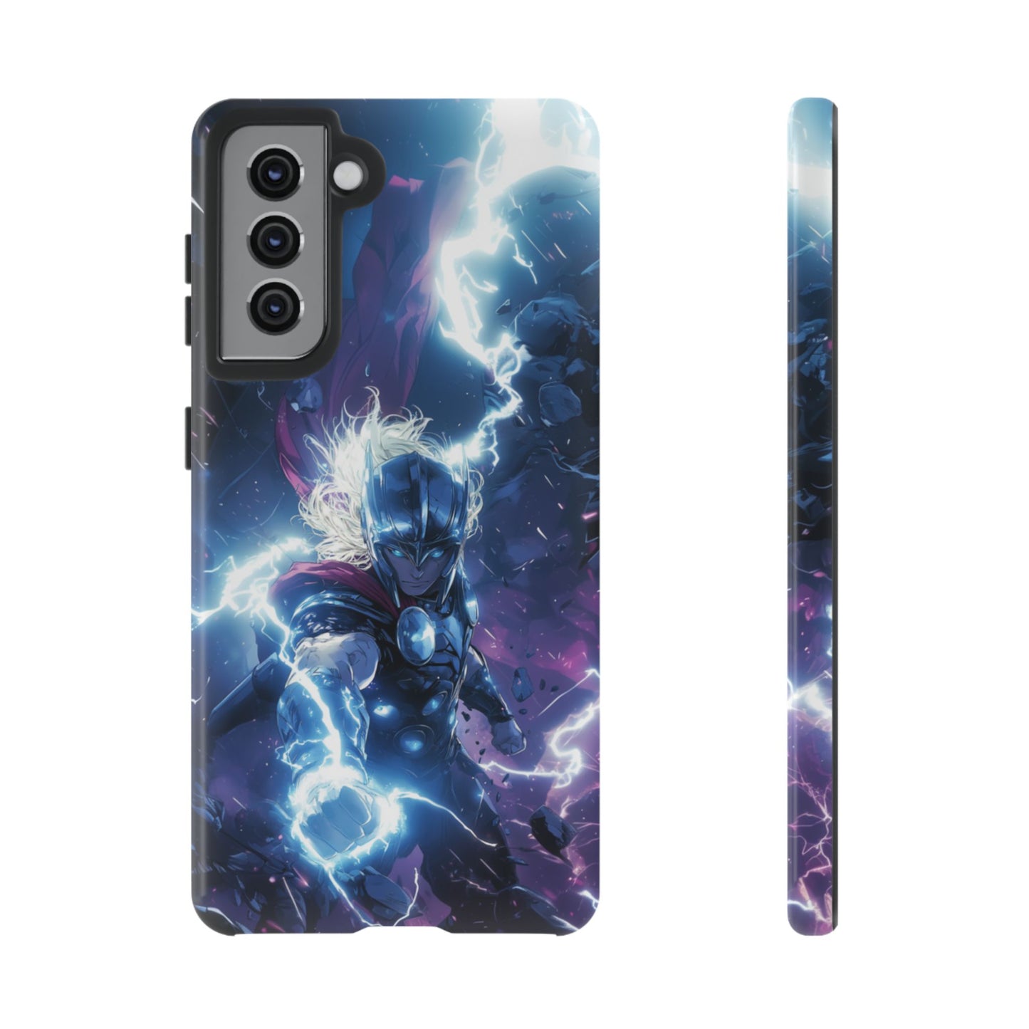 Lightning Fury: Thor Anime Action Phone Case - iPhone, Google Pixel, Samsung