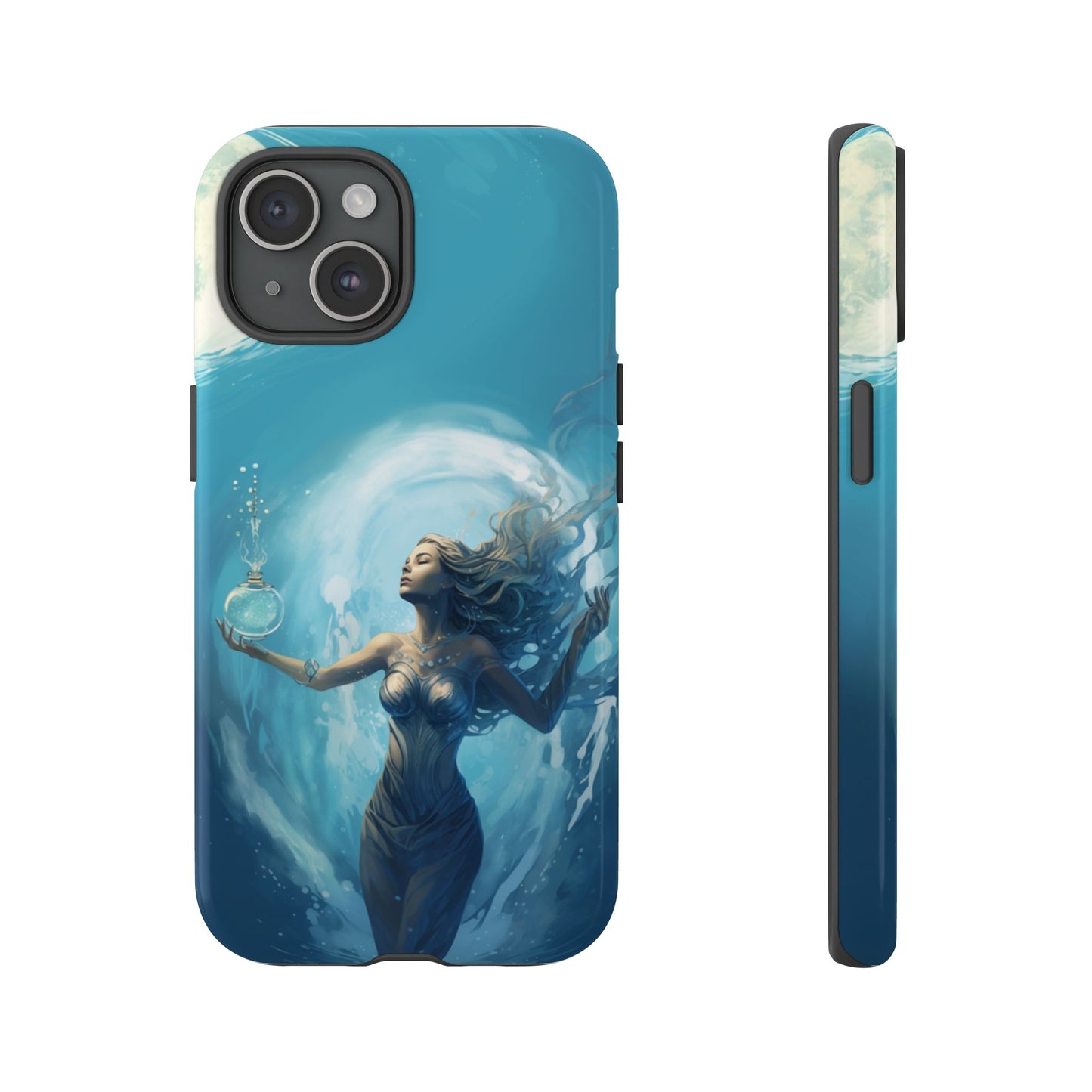 Aquarius Lunar Water Bearer Phone Case – iPhone, Google Pixel, Samsung Galaxy