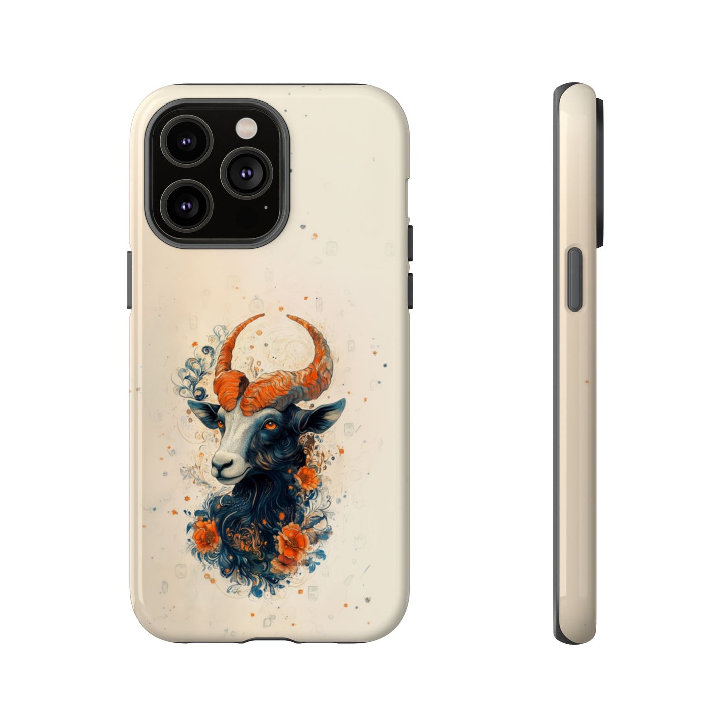Capricorn Celestial Goat - Tough iPhone Case