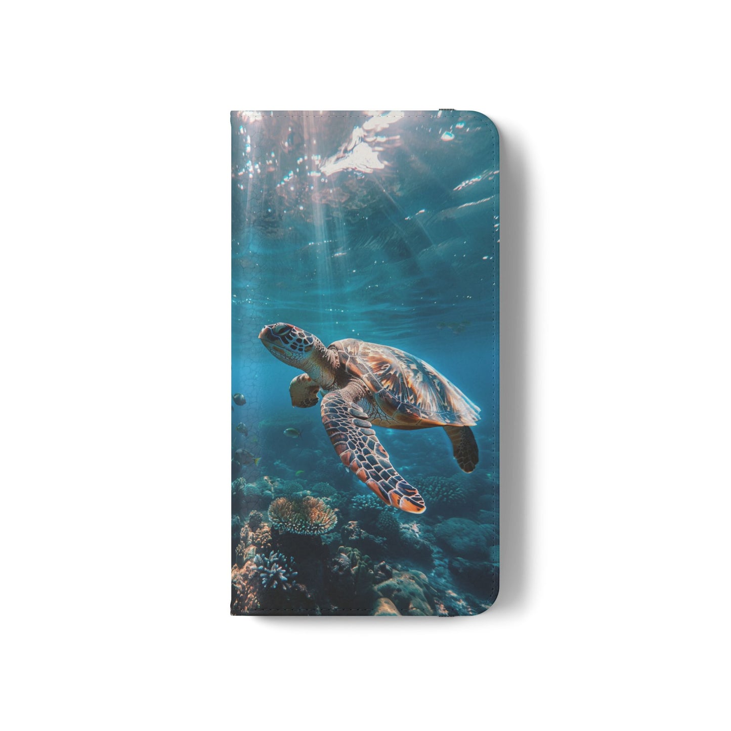 Ocean Guardian Sea Turtle - Wallet Flip Case